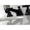 Kingston Brass KS4460NX Widespread Bathroom Faucet with Brass Pop-Up, Matte Black KS4460NX - alternate 5